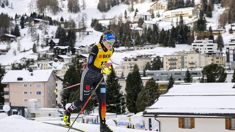 Langlauf-Weltcup in Davos - Wird bei der Tour de Skie fehlen: Katharina Hennig. Langlauf-Weltcup in Davos - Wird bei der Tour de Skie fehlen: Katharina Hennig.