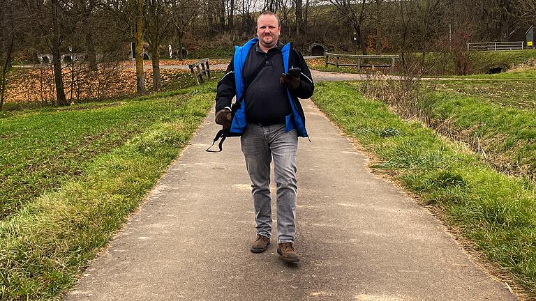 Wanderwege im Landkreis Haßberge: Reporter Peter Schmieder testet den Rundwanderweg bei Untermerzbach.