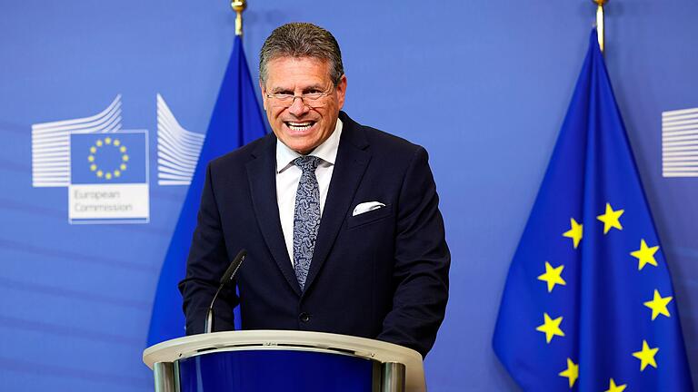 Maros Sefcovic       -  Will vorerst an Plan A festhalten und weiter mit den USA reden: EU-Kommissar Maros Sefcovic. (Archivbild)