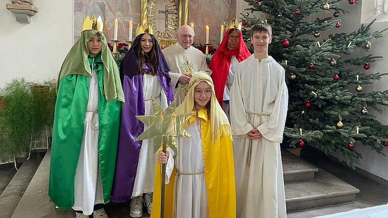 Die Sternsinger aus Junkershausen.