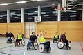 Immer freitags trainieren die Mitglieder von Fit4Rolli in der Turnhalle Ost am Haßfurter Schulzentrum. Der Verein hat jetzt den Inklusionspreis des Bezirks Unterfranken erhalten.