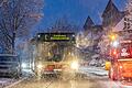 Nebenstraßen kaum befahrbar, Hauptverkehrsstraßen nur teilweise befahrbar: In Würzburg, im Landkreis Würzburg und im Landkreis Kitzingen fiel am Mittwoch die Schule aus.