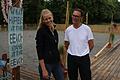 Andrea Müller-Leßmann und Rainer Müller betreiben den MainStrand in Marktheidenfeld.