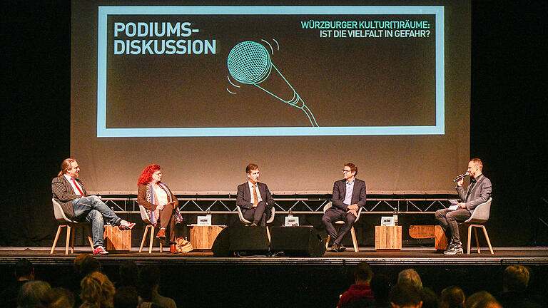 Podiumsdiskussion Posthalle mit OB-Kandidaten und ca. 100 Besuchern;
Es wird über Räume für die Kulturszene und die Zukunft der Posthalle diskutiert