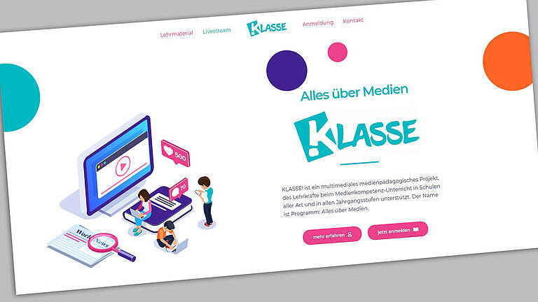 Das KLASSE!-Projekt der Mediengruppe Main-Post zeigt sich in völlig neuem Gewand. Mit neuer Homepage und Livestream starten wir in das neue Schuljahr.