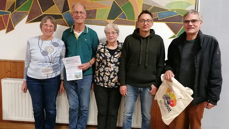 Das Foto zeigt Rita Geyer-Schneider, Norbert Schneider, Gerda Hartner, Michael Zwanziger und Matthias Mann.