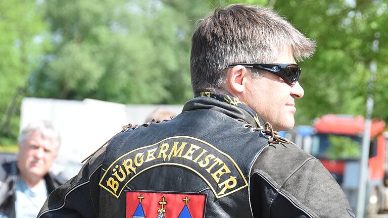 Ein waschechter Biker: Mellrichstadts Bürgermeister Michael Kraus.