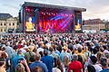 Schon im vergangenen bei dem Konzert von Sting in Würzburg versammelten sich viele Menschen auf dem Konzertgelände vor der Residenz. Auch in diesem Jahr könnte es voll werden.