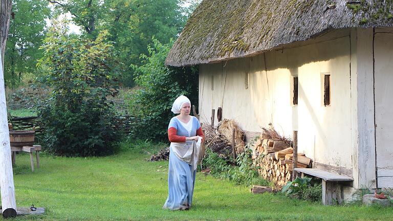 Gartenarbeit gehörte auch im Mittelalter zum Alltag. Foto: Fränkisches Freilandmuseum / Ute Rauschenbach