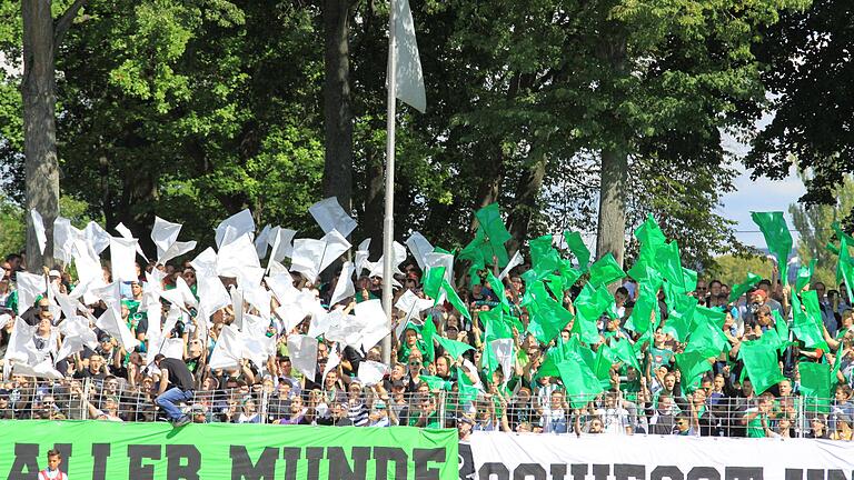 DFB-Pokal 1. Hauptrunde, FC Schweinfurt 05 - SV Sandhausen 2:1 (0:1), Willy-Sachs-Stadion, Fans FC 05 Schweinfurt