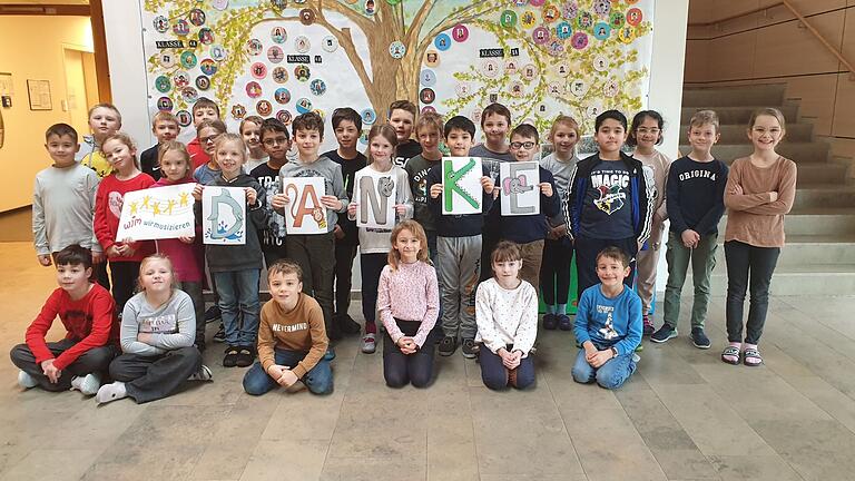 Der Dank der Schülerinnen und Schüler gilt allen Unterstützern des WIM-Projekts an der Grundschule Brendlorenzen.