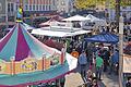 Reges Treiben auf dem Holzmarkt: 12 000 Besucher säumten den Frammersbacher Ortskern sowie das Gewerbegebiet.