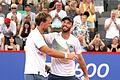 Tennis       -  Was erzählen sich Kevin Krawietz (l) und Tim Pütz während eines Doppel-Matcchess? Das kann man bald hören.