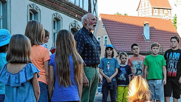 Da ist Ausdauer gefragt: Unser Bild entstand bei den letzten Proben zum Heimatspiel am Sonntag, 28. August.