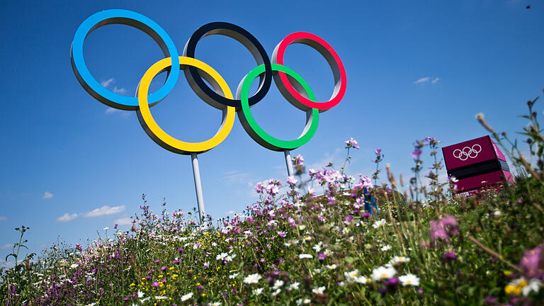 Olympische Ringe       -  Die Olympischen Ringe: Die ARD erwägt, ihre Berichterstattung von den Spielen zu reduzieren.