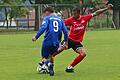 Mann des Spiels: Schweinfurts Stürmer Tyrell Walton (rechts, hier im Zweikampf mit Rimpars Christian Kuhn) traf zum 1:0 und bereitete das 2:0 vor.