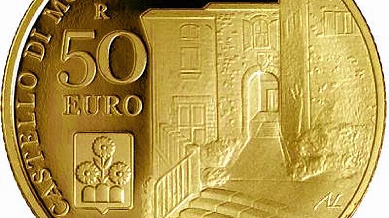 . . . 50-Euro-Münze.