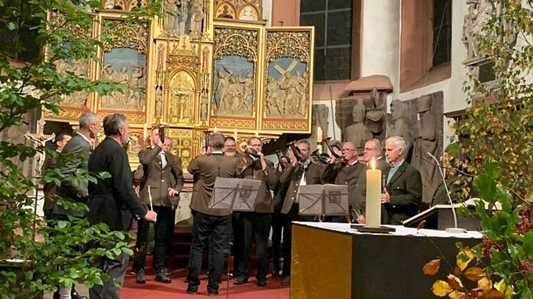 Hubertusmesse in der Stadtpfarrkirche St. Michael in Lohr.