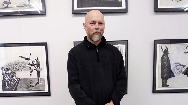 Jürgen Höritzsch zu Gast in der BBK-Galerie im Würzburger Kulturspeicher.