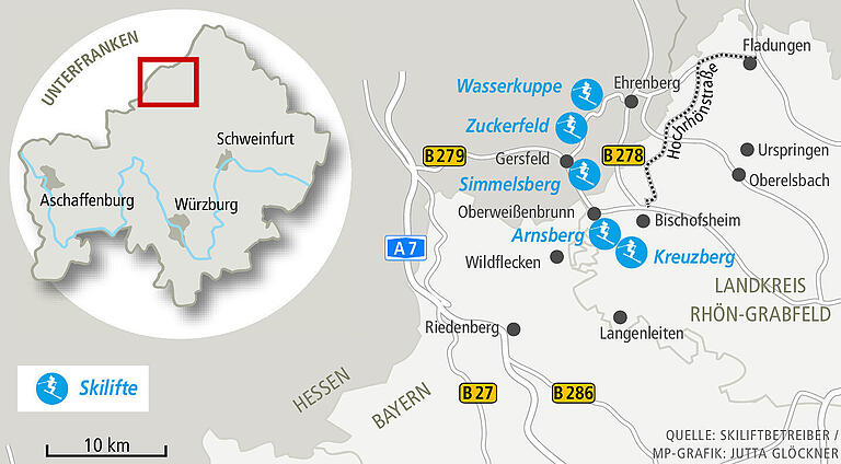 Skilifte in der Rhön: An diesen 5 Bergen können Sie jetzt Skifahren Skilifte in der Rhön: An diesen 5 Bergen können Sie jetzt Skifahren