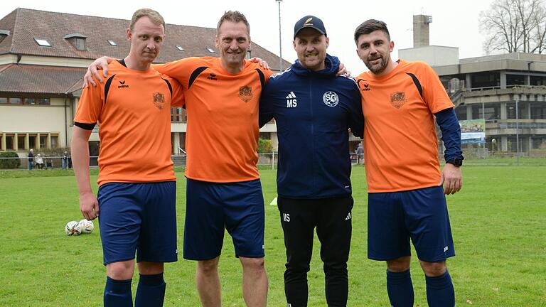 Das neue sportliche Führungsquartett der SG Mellrichstadt/Frickenhausen. Von links: Patrick Stahl, Markus Benkert, Michael Seibert und Thomas Omert.