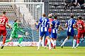 Hertha BSC - Fortuna Düsseldorf       -  Dawid Kownacki (r) führte Fortuna Düsseldorf zum Sieg in Berlin.