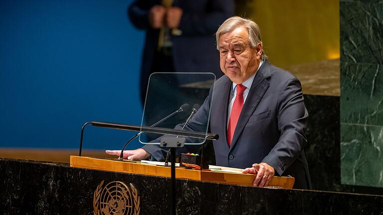 Generaldebatte der UN-Vollversammlung       -  UN-Generalsekretär António Guterres.