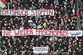 FC Augsburg.jpeg       -  FC Augsburg Fußball 1. Bundesliga / FCA / FC Augsburg - FC Bayern München  2:3Bild: Ulrich WagnerFans / Zuschauer mit Banner gegen rechts