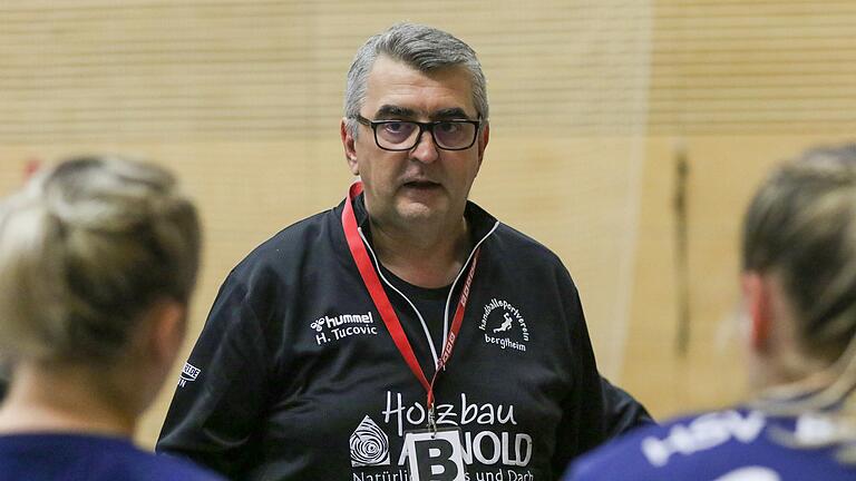 Harun Tucovic hat sich als Trainer der Handballerinnen des HSV Bergtheim verabschiedet.&nbsp;