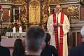 Pfarrer Thomas Menzel beim Gottesdienst in Mellrichstadt.