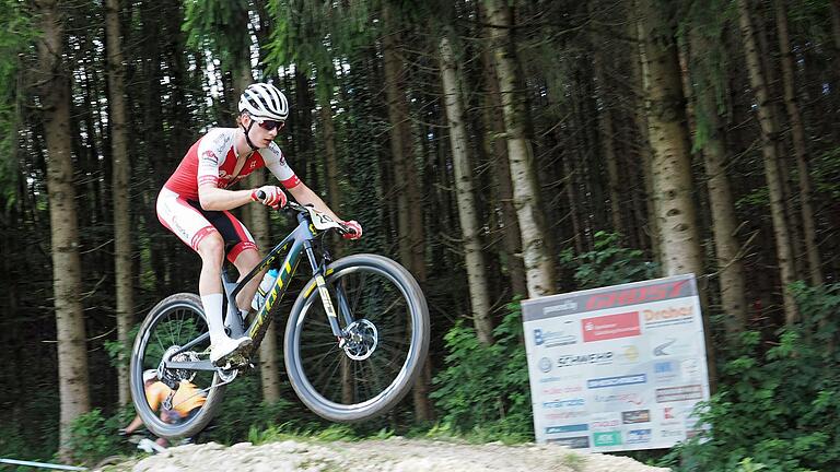 Martin Schirmer bei der Deutschen Meisterschaft im Cross-Country.