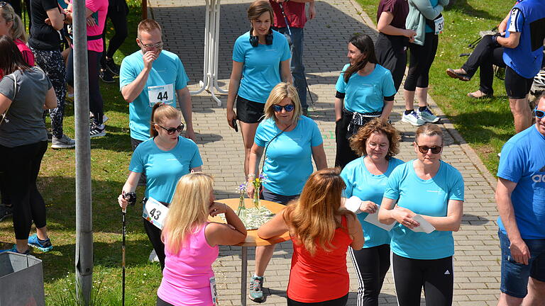 Ein sportliches Großereignis war der Wollbacher Frauenlauf am Wochenende für den guten Zweck.