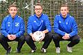 Starkes Brüder-Trio: (von links) Jonas, Kevin und Leon Leibold.