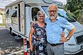 So wie Eva und Martin Siewers kommen viele mit ihren Wohnmobilen auf den Stellplatz in Würzburg, aber warum?