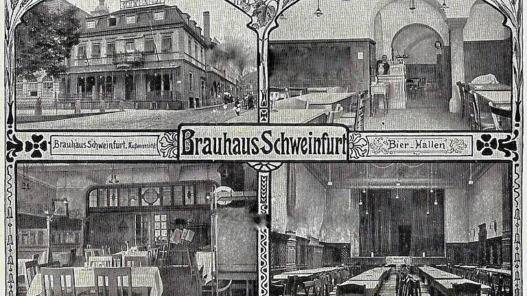 Brauhaus am Markt, Alte Stadtansichten, Gasthäuser in Schweinfurt, historisch, Schweinfurtführer.de, Peter Hofmann