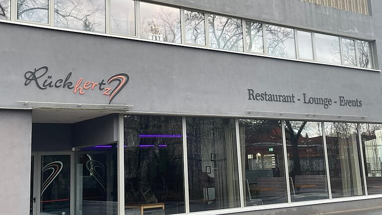 Das Rückhertz, Restaurant, Lounge und Eventlocation im Rückert-Centrum am Oberen Marienbach in Schweinfurt, ist seit Jahresbeginn geschlossen.&nbsp; &nbsp;