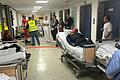 Was passiert, wenn es im Krankenhaus brennt? Einsatzkräfte aus Schweinfurt und Schonungen übten den Ernstfall im Leopoldina-Krankenhaus in Schweinfurt.
