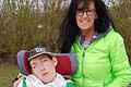 Ihren schwerstbehinderten Sohn Christian pflegt die Niederwerrnerin Karin Lorenz gemeinsam mit ihrem Mann seit 37 Jahren.