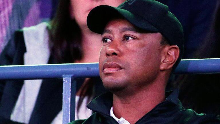 Tiger Woods       -  US-Golfstar Tiger Woods verfolgt das Match zwischen Rafael Nadal und Juan Martin del Potro.