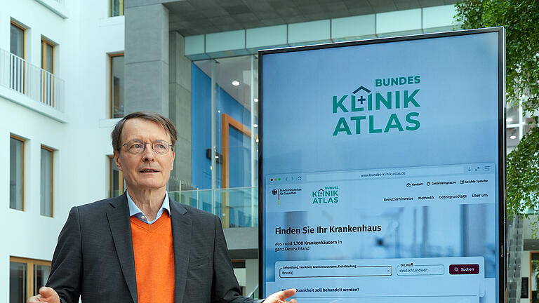 Klinik-Atlas.jpeg       -  Bundesgesundheitsminister Karl Lauterbach pries den Bundes-Klinik-Atlas als 'Wegweiser im Dschungel'.