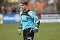 Musste in seinem zweiten Bayernliga-Spiel dreimal hinter sich greifen: Karlburgs Torwart Rene Kohlhepp, der für Stammkeeper Marvin Fischer-Vallecilla zwischen den Pfosten stand.