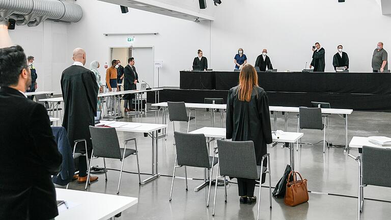 Der Prozess um den Messerangriff wurde am Freitag im Vogel Convention Center in Würzburg fortgesetzt.