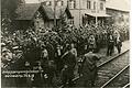 Die Kriege der vergangenen Jahrhunderte hinterließen immer auch in Hammelburg Spuren. Das Foto zeigt die Rückkehr von Kriegsgefangenen am Hammelburger Bahnhof nach dem Ersten Weltkrieg. Von der Rückkehr der Soldaten nach dem deutsch-französischen Krieg und der Siegesfeier vor genau 150 Jahren gibt es dagegen keine Fotografien.       -  Die Kriege der vergangenen Jahrhunderte hinterließen immer auch in Hammelburg Spuren. Das Foto zeigt die Rückkehr von Kriegsgefangenen am Hammelburger Bahnhof nach dem Ersten Weltkrieg. Von der Rückkehr der Soldaten nach dem deutsch-französischen Krieg und der Siegesfeier vor genau 150 Jahren gibt es dagegen keine Fotografien.