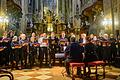 Die Katholische Kantorei in der Peterskirche in Wien.