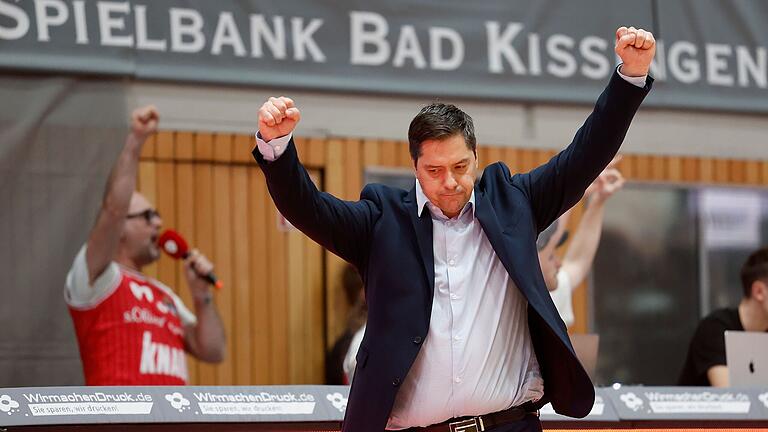 Hatte allen Grund zu jubelnd: Baskets-Headcoach Sasa Filipovski