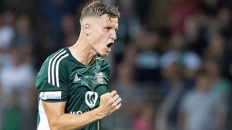 Der Malocher: Lukas Aigner ist von der Rechtsverteidiger-Position nicht mehr wegzudenken. Die Verantwortlichen des FC 05 Schweinfurt wollen den 27-Jährigen gerne halten.