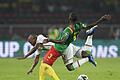 Bei Spiel zwischen Kamerun und den Komoren gab es eine Massenpanik. Foto: Themba Hadebe/AP/dpa       -  Bei Spiel zwischen Kamerun und den Komoren gab es eine Massenpanik.