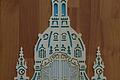 Ein Modell der Dresdener Frauenkirche hat Arnim Waldau gebaut. Rund eine Woche dauerten die Arbeiten mit Laubsäge und Brennstift.Foto: Arnim Waldau       -  Ein Modell der Dresdener Frauenkirche hat Arnim Waldau gebaut. Rund eine Woche dauerten die Arbeiten mit Laubsäge und Brennstift.Foto: Arnim Waldau