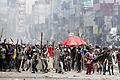 Studentenproteste in Bangladesch       -  Demonstranten wollen Leistung statt Quoten. (Archivbild)