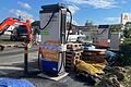 EnBW stellt zwei Ladesäulen mit insgesamt vier Ladepunkten auf dem DM-Parkplatz an der Ortsdurchfahrt Karlstadt auf.
